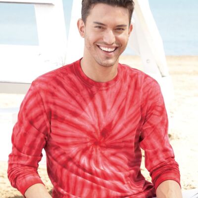 Cyclone Pinwheel Tie-Dyed Long Sleeve T-Shirt Thumbnail