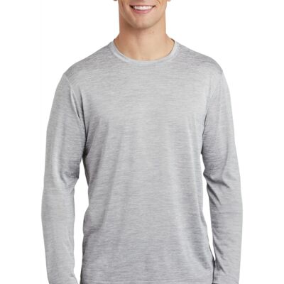 PosiCharge ® Long Sleeve Electric Heather Tee Thumbnail