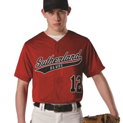 SEW N STITCHES ALLESON ATHLETIC Youth Dura Light Mesh Baseball Jersey Thumbnail