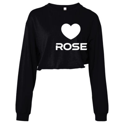 ROSE - BELLA CANVAS - FWD Fashion Women's Cropped Long Sleeve Tee Thumbnail