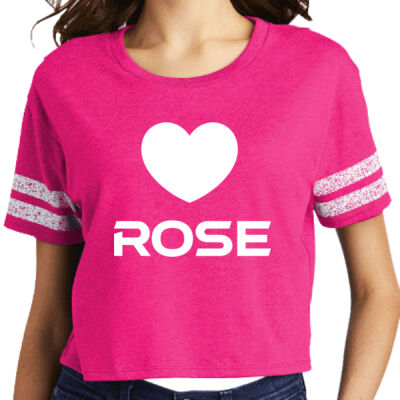 ROSE - DISTRICT Women's Scorecard Crop Tee Thumbnail
