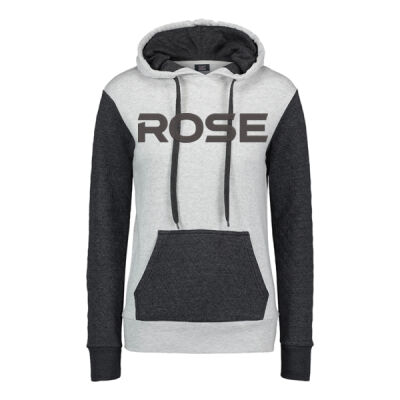 ROSE - MV SPORT - Women's Cloud Fleece Quilted Hooded Sweatshirt Thumbnail