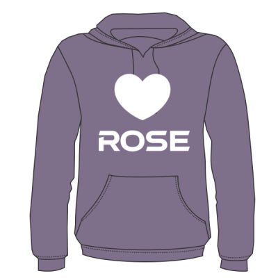 HEART ROSE - MV SPORT - Women's French Terry Side Stripe Pullover Thumbnail